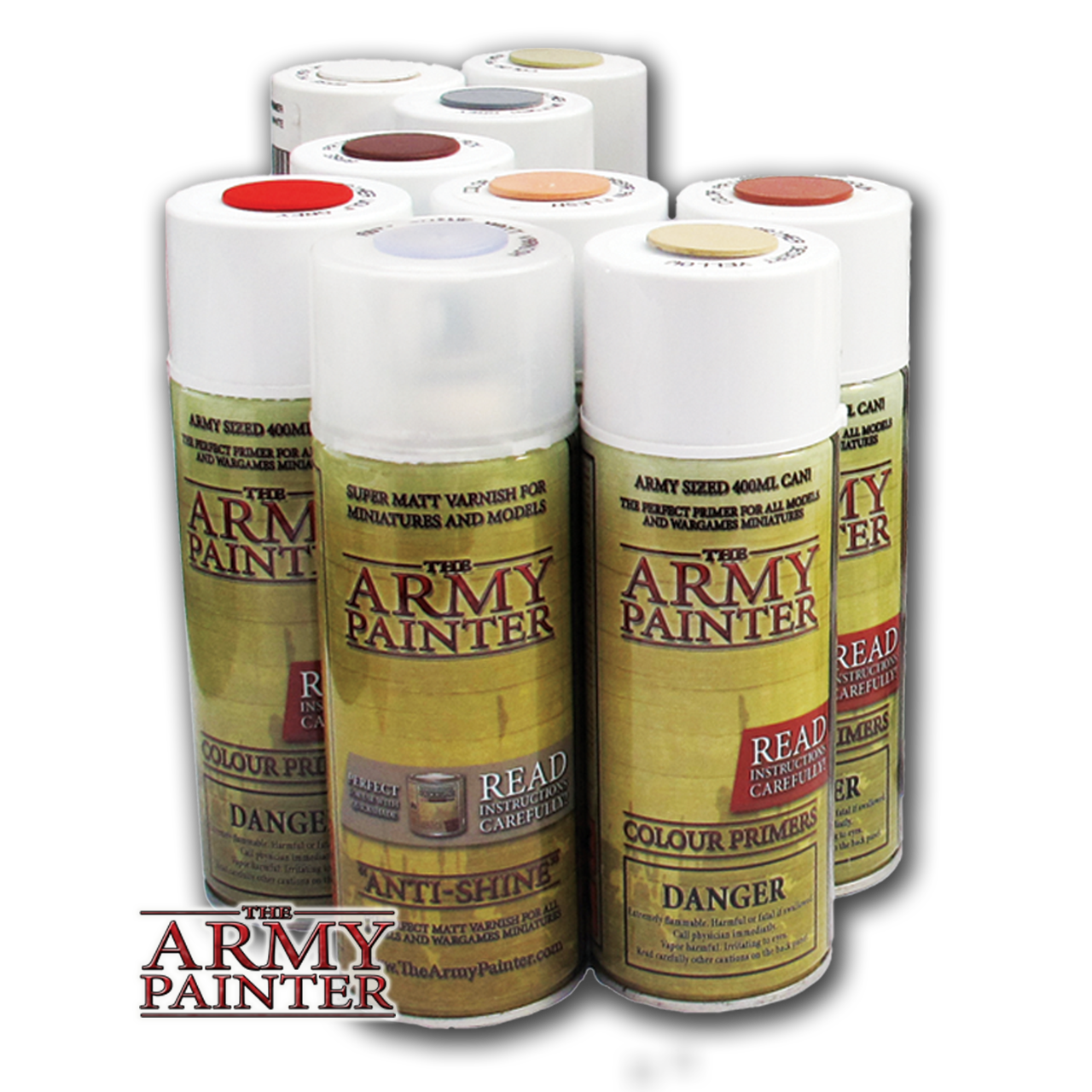 Army Painter Miniatures Primers And Varnishes - Spray Paints - Various Colors