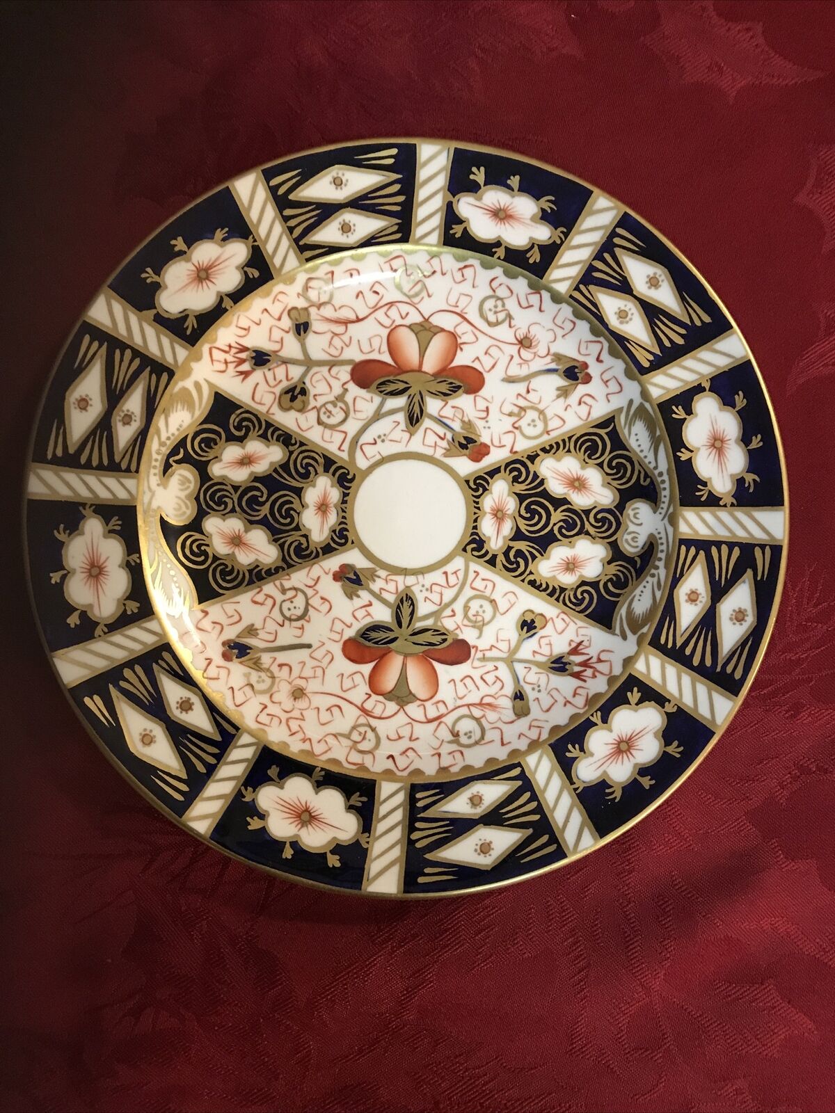 Traditional Imari 2451 Royal Crown Derby 8 1/2" Large Salad Plate 4 Available