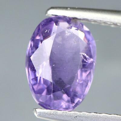 Certificate Include 1.02cts Natural Purple Scapolite Oval Madagascar Gemstone