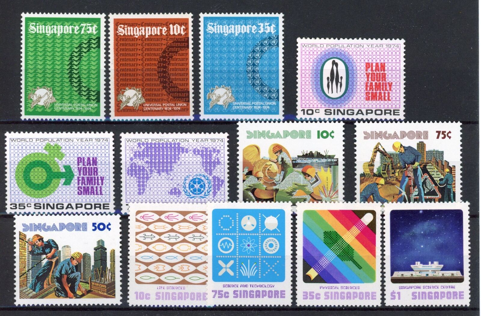 [88.513] Singapore Good Lot Very Fine Mnh Stamps