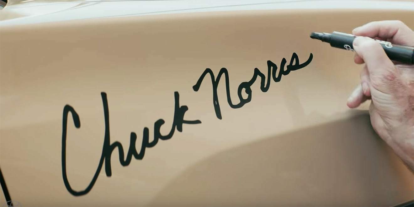 2 Toyota Tacoma Decal Sticker Chuck Norris Pair Autograph Signature Taco Xo