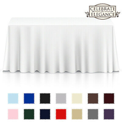 Rectangular Wedding Banquet Polyester Fabric Tablecloth