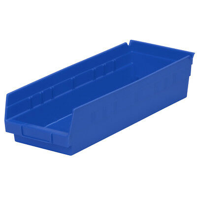Akro-mils 30138blue Blue Shelf Bin 17-7/8d X 6-5/8wx 4h 12/pk