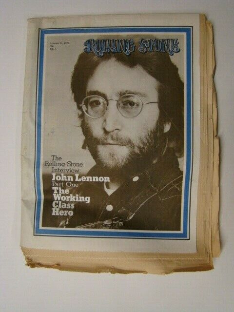 1971 Rolling Stone Magazine #74 John Lennon Working Class Hero Interview