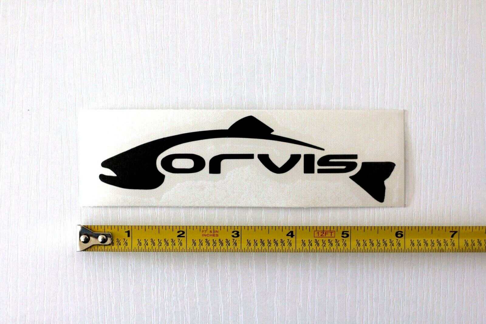 Orvis Vinyl Decal Sticker - 5.5" Or 8.5" - Fly Fishing Trout Flyfish River Reel