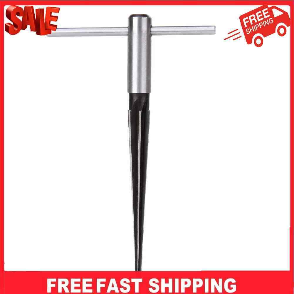 3-13mm Bridge Pin Hole Hand Held Reamer T Handle Tapered 6 Fluted Chamf #sf