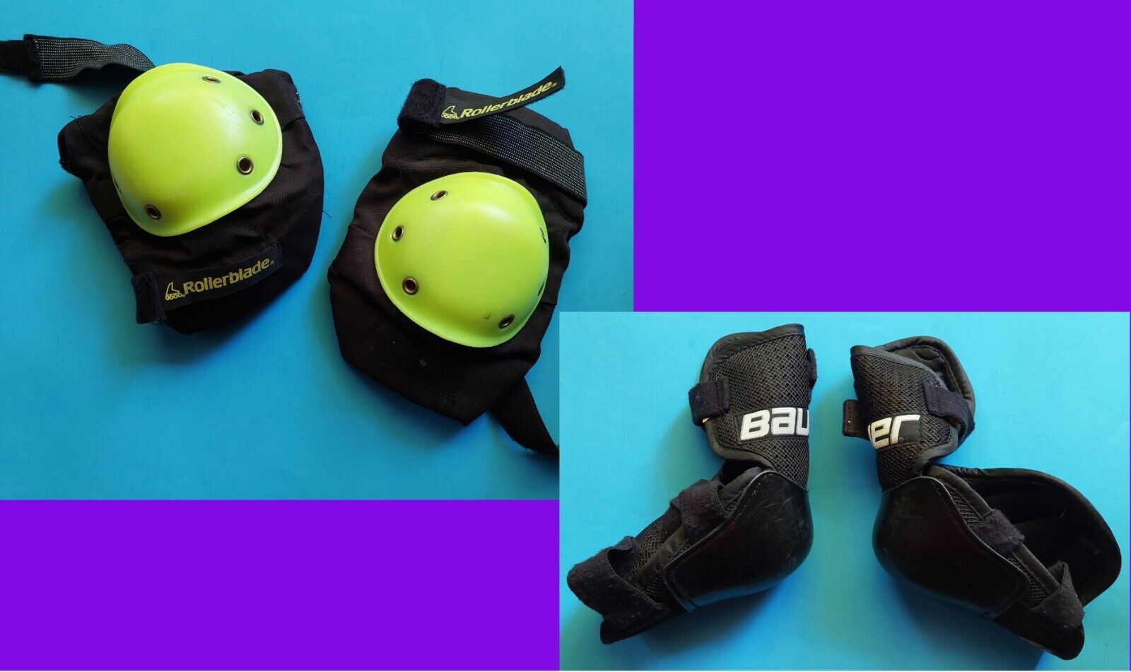 Knee Pads & Elbow Guards -skating, Cycling, Scooter, Hockey Bauer Rollerblades