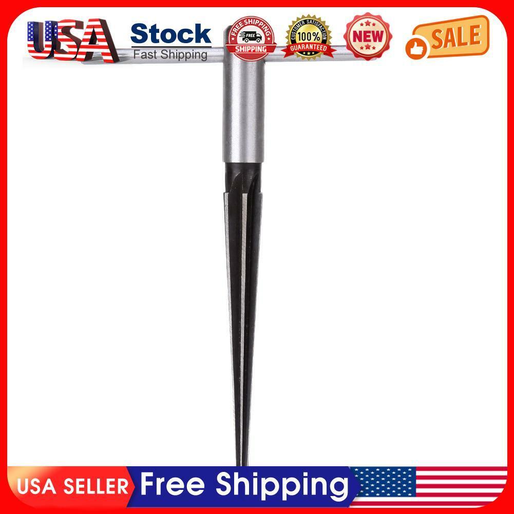 3-13mm Bridge Pin Hole Hand Held Reamer T Handle Tapered 6 Fluted Chamf