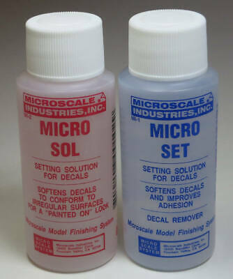 Microscale Micro Sol/micro Set Decal Setting Solution Set